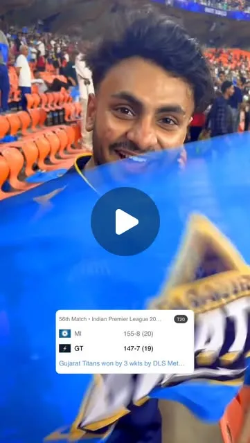 We did it @gujarat_titans 🥹 (GT vs MI)