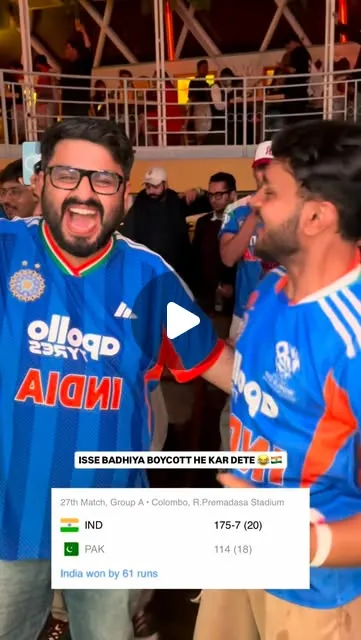 Kya hua tumhara 7-2 kaaa ?? (India vs Pak)