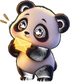 Panda mail mascot